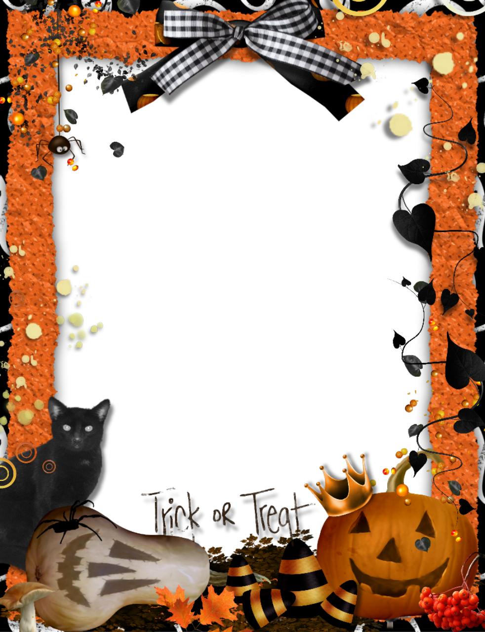 Halloween Frame PNG HD Isolated