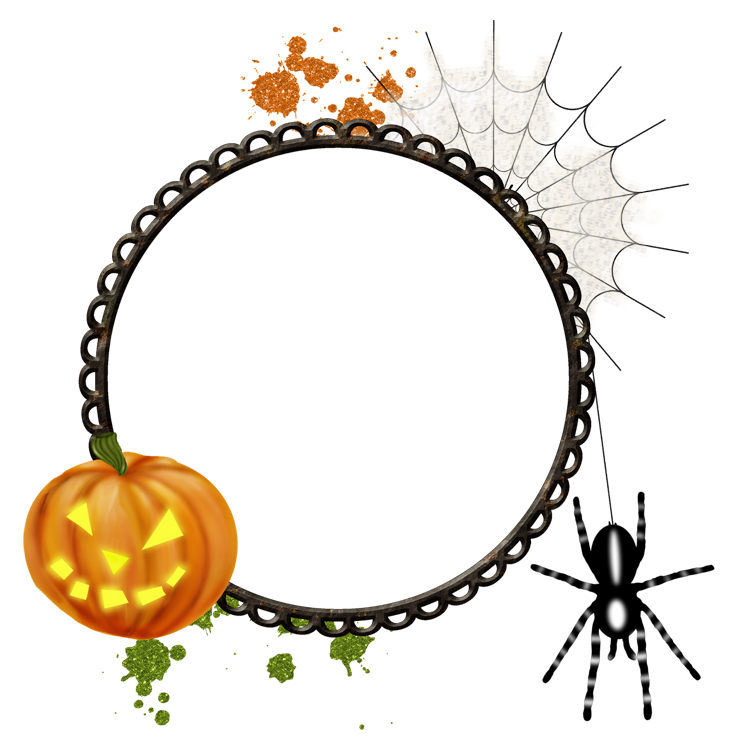 Halloween Frame PNG Isolated File