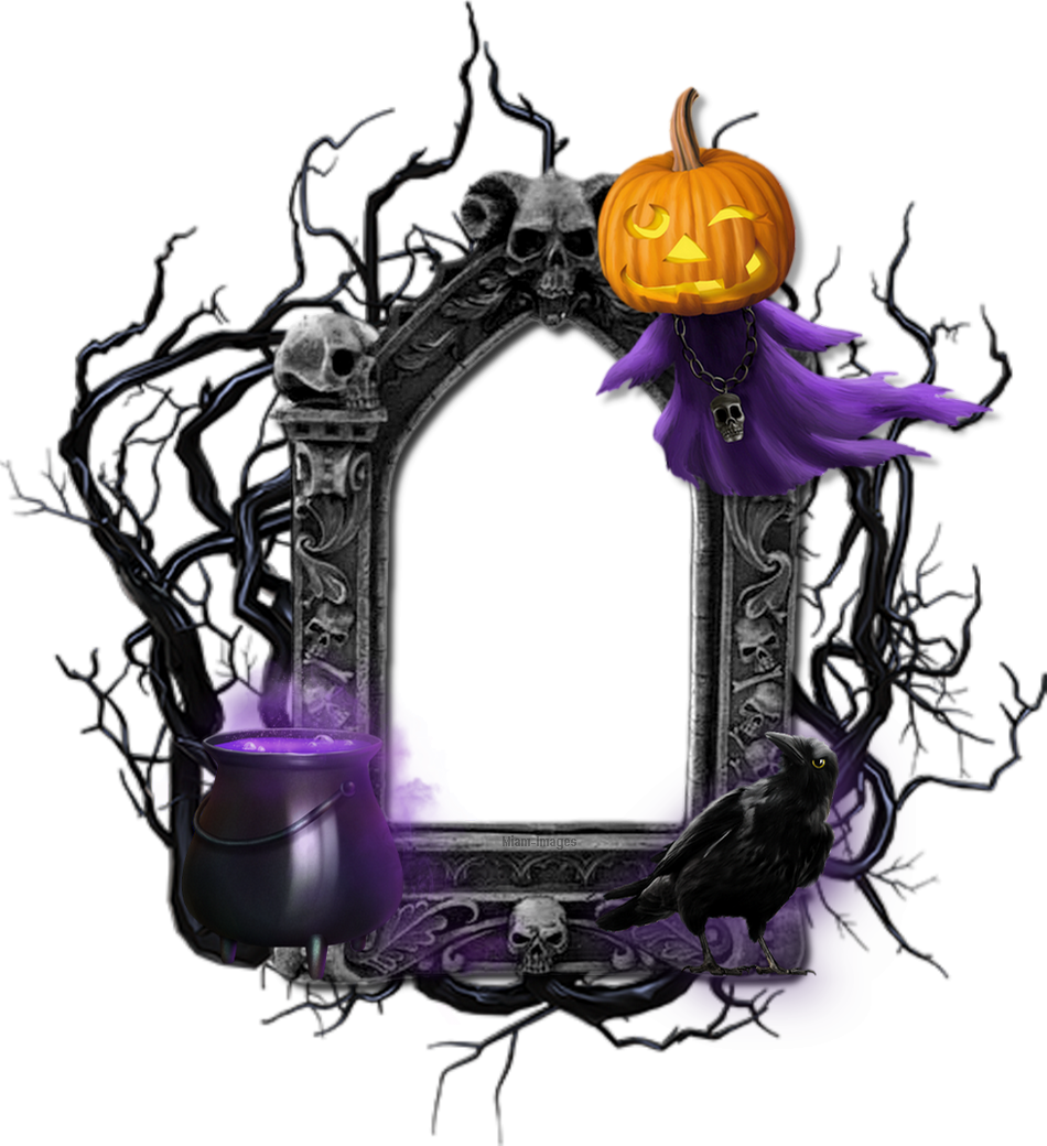 Halloween Frame PNG Photo