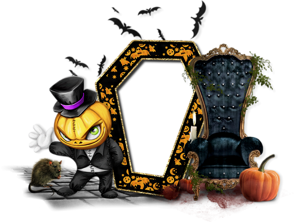 Halloween Frame PNG Pic