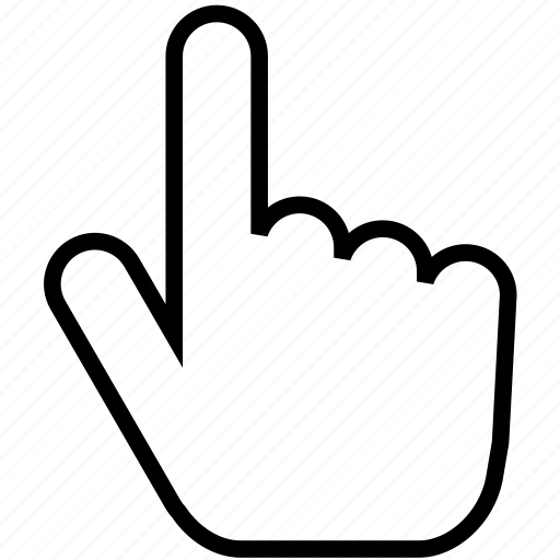 Hand Cursor PNG Isolated Pic