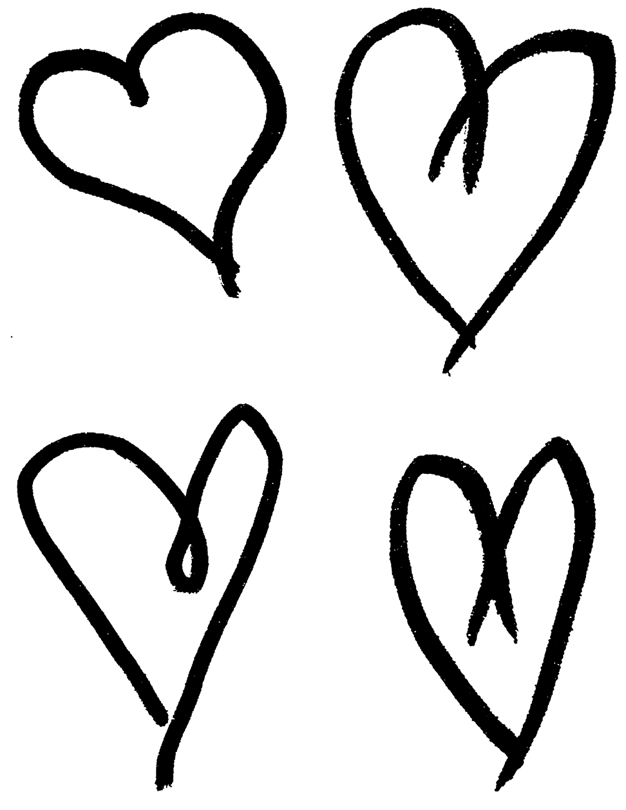 Hand Drawn Heart PNG Picture