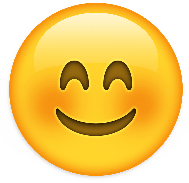 Happy Face Emoji PNG Clipart