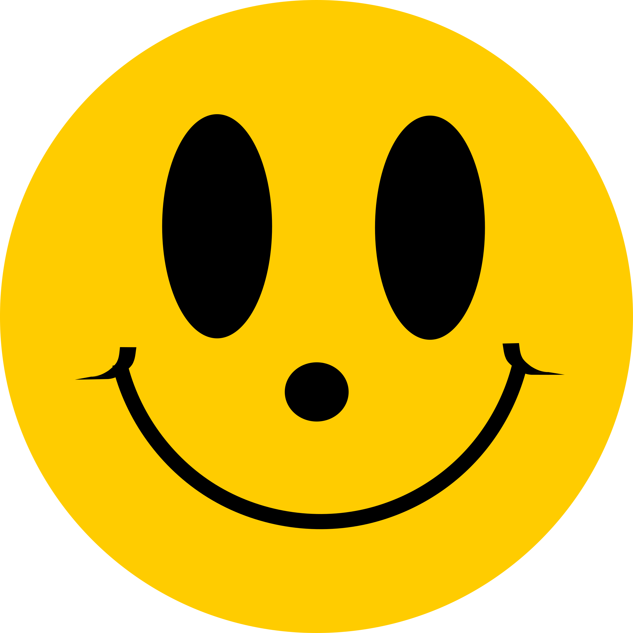 Happy Face Emoji PNG Isolated File