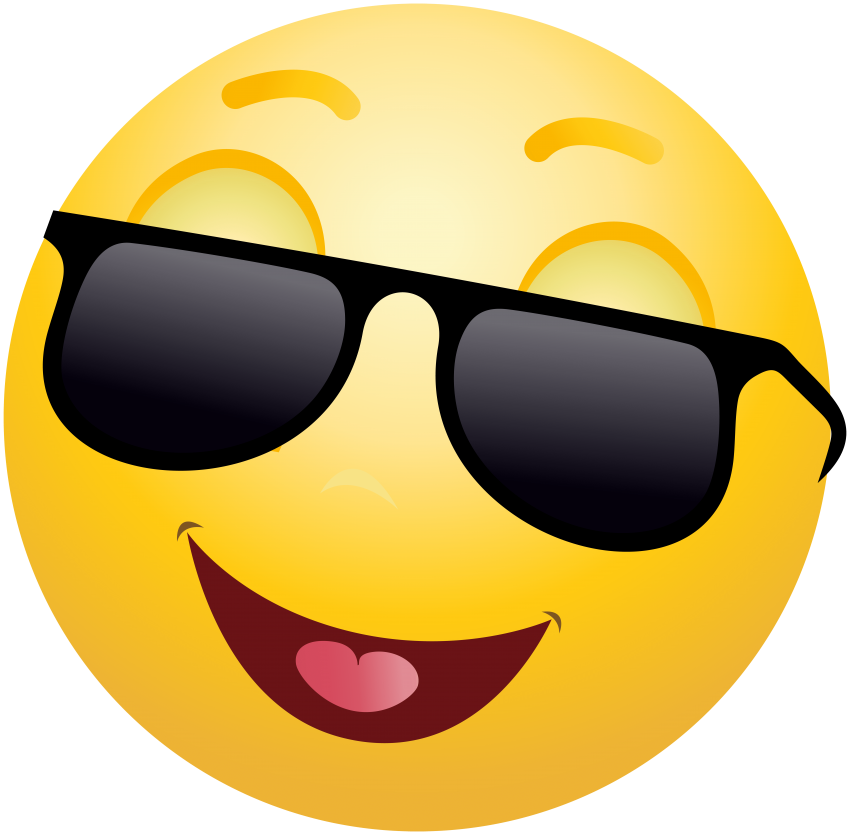 Happy Face Emoji PNG Isolated Image