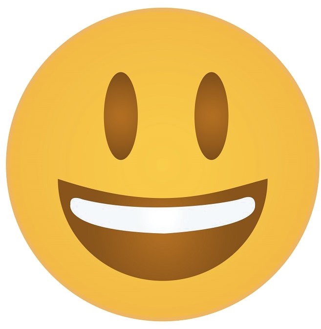 Happy Face Emoji PNG Photo