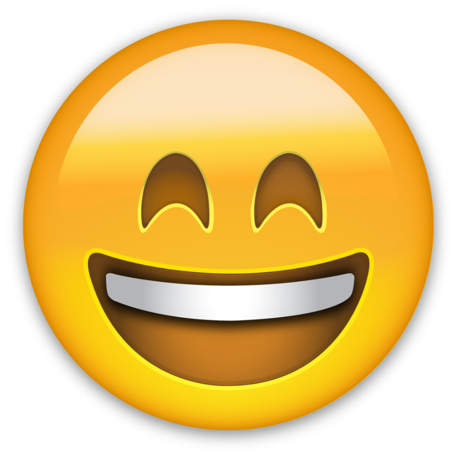 Happy Face Emoji PNG Transparent