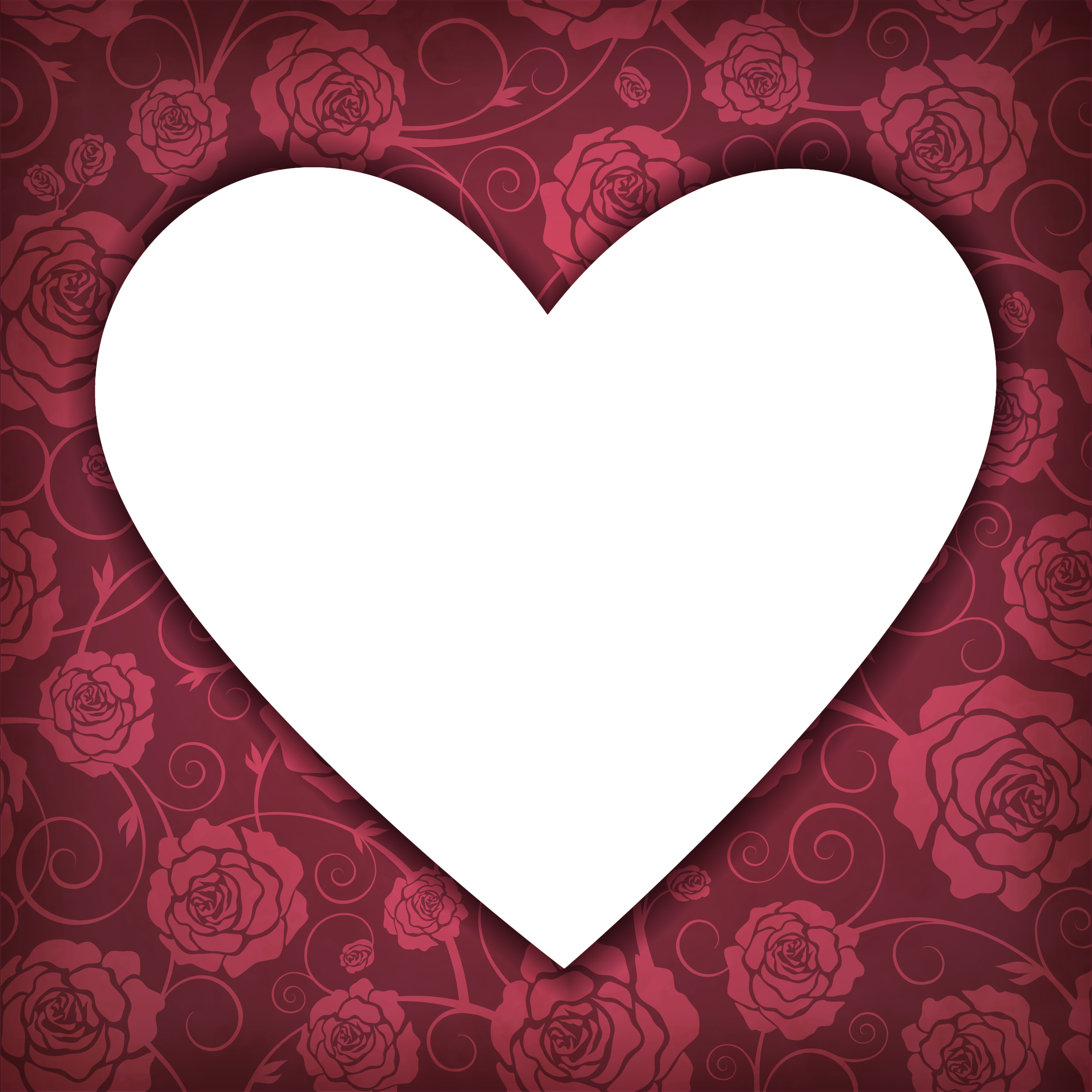 Hearts Frame PNG Image