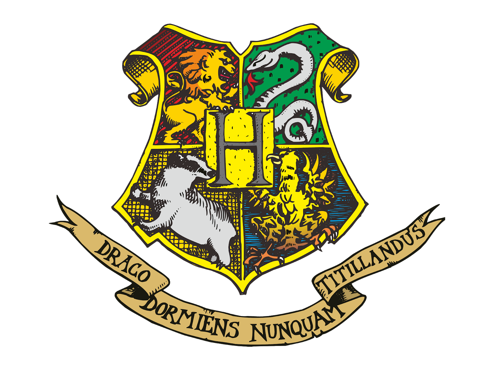 Hogwarts Logo PNG Isolated Image