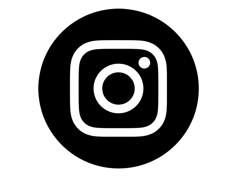 Instagram Logo Black And White PNG