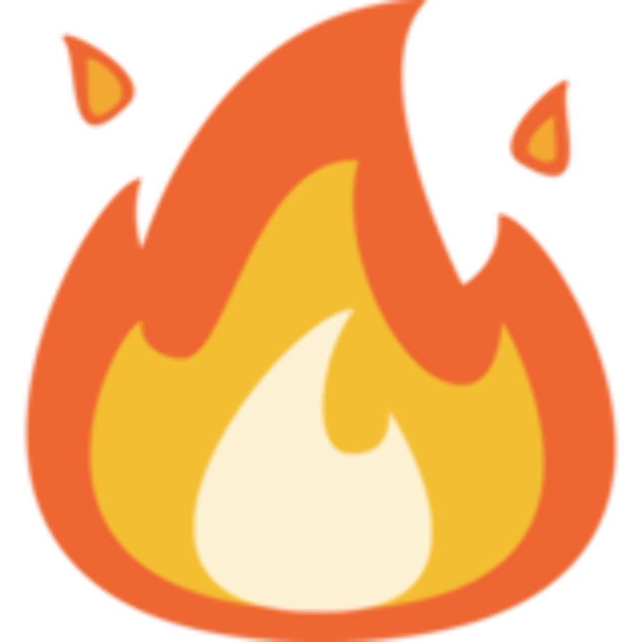 Iphone Fire Emoji PNG Pic