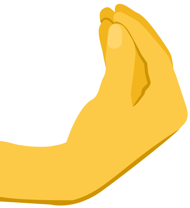 Italian Hand Emoji PNG Pic