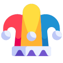 Jester Hat PNG Isolated Image