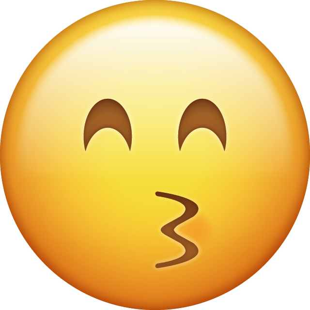 Kiss Emoji PNG Photo