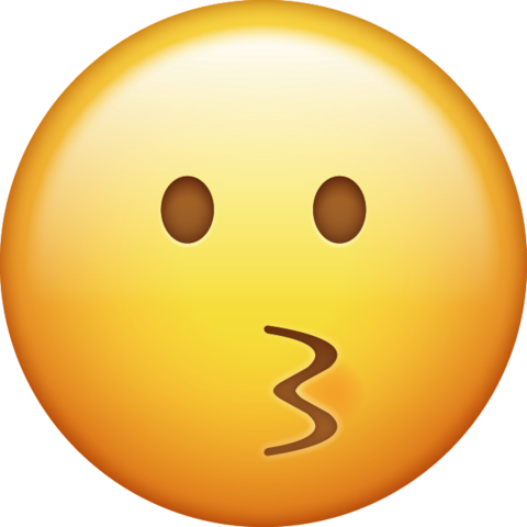 Kissing Emoji PNG File