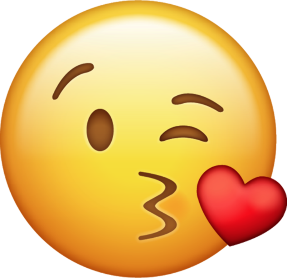 Kissing Emoji PNG Pic