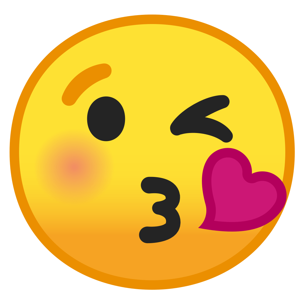Kissing Emoji PNG