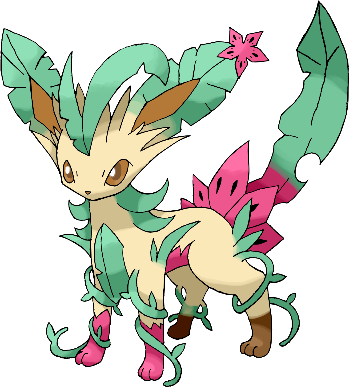 Leafeon PNG HD