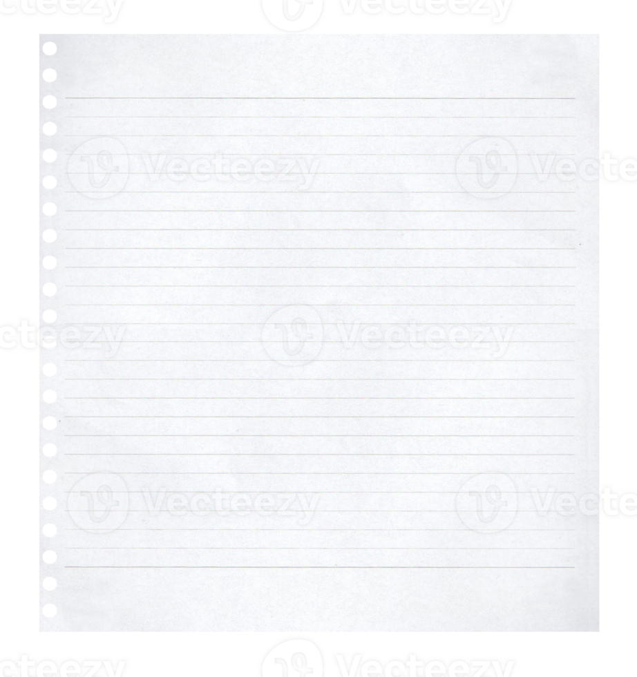 Lined Paper PNG