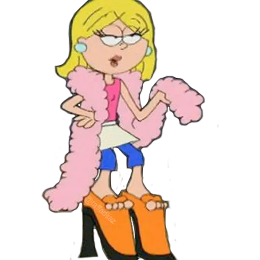 Lizzie Mcguire Cartoon PNG Isolated HD