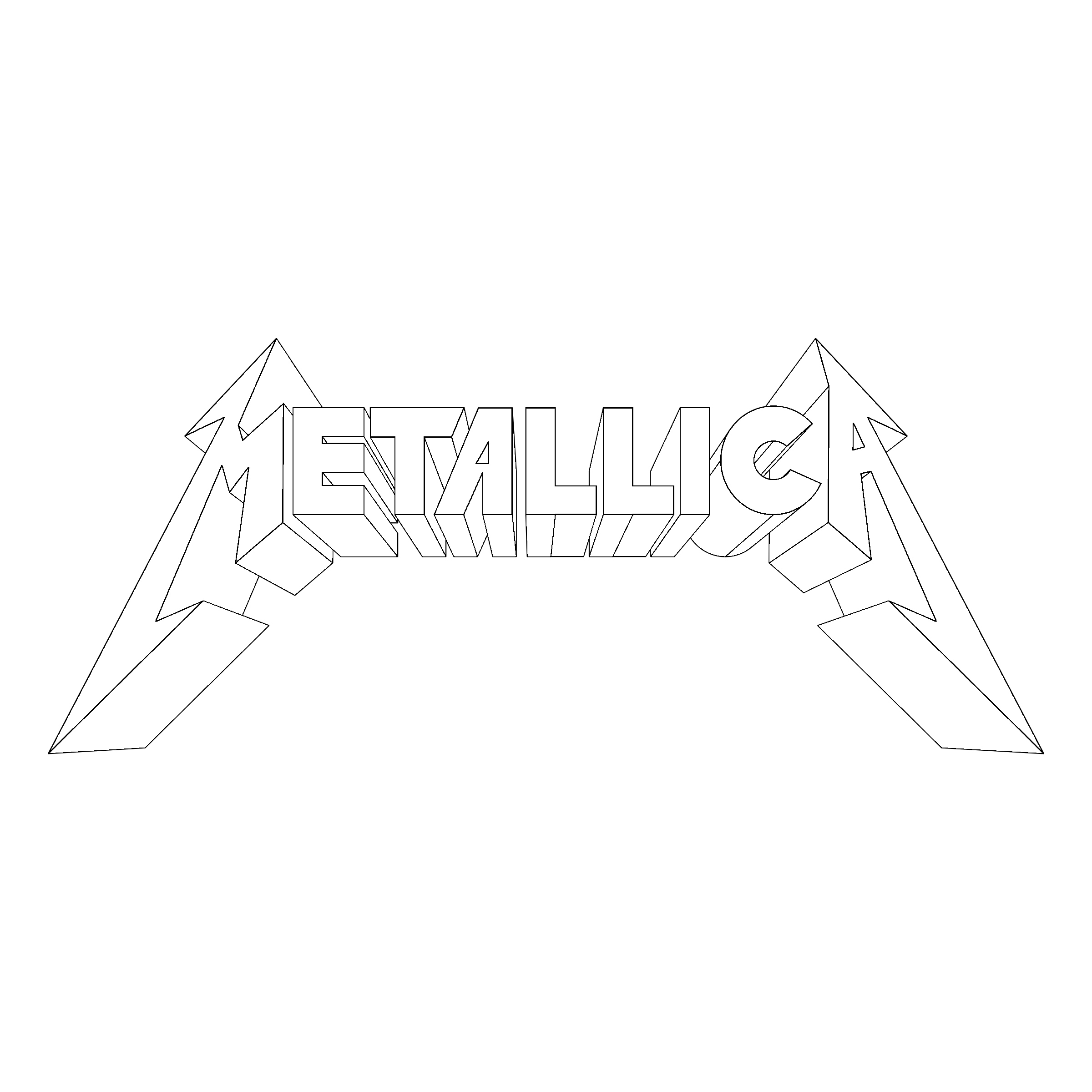 Metallica Logo PNG Isolated HD