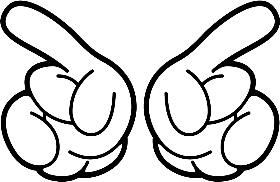 Mickey Hand PNG Isolated File
