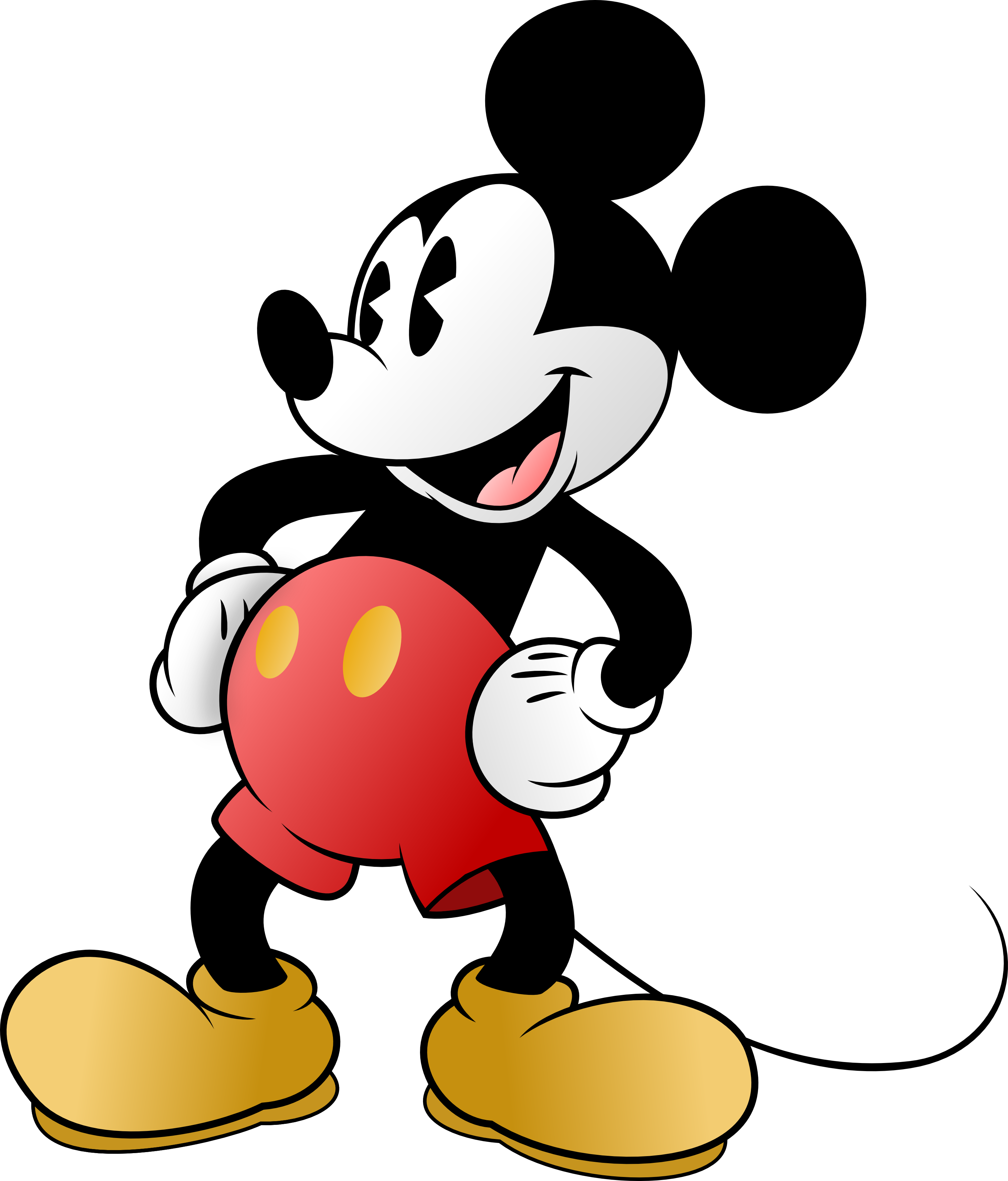 Mickey Mouse Logo PNG Clipart