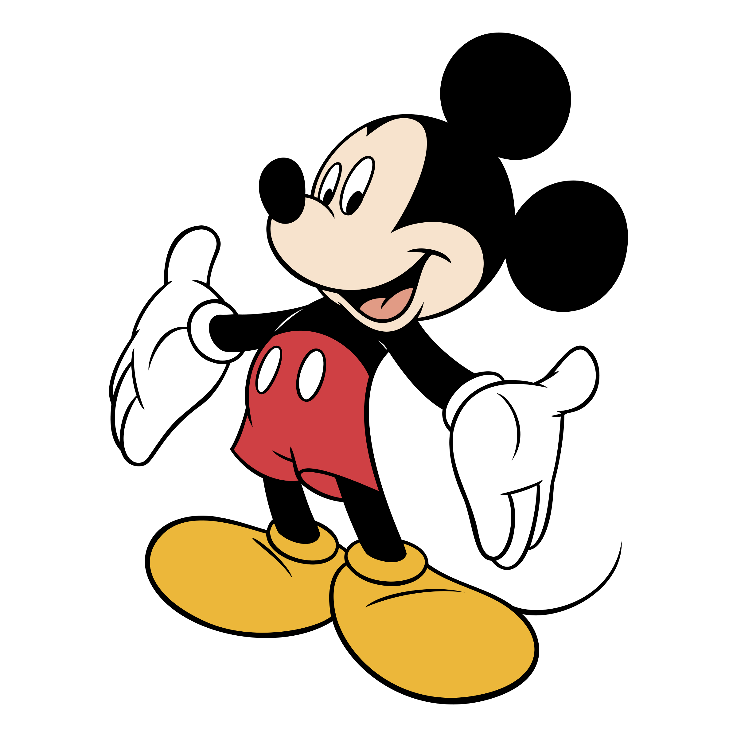Mickey Mouse Logo PNG Isolated Image