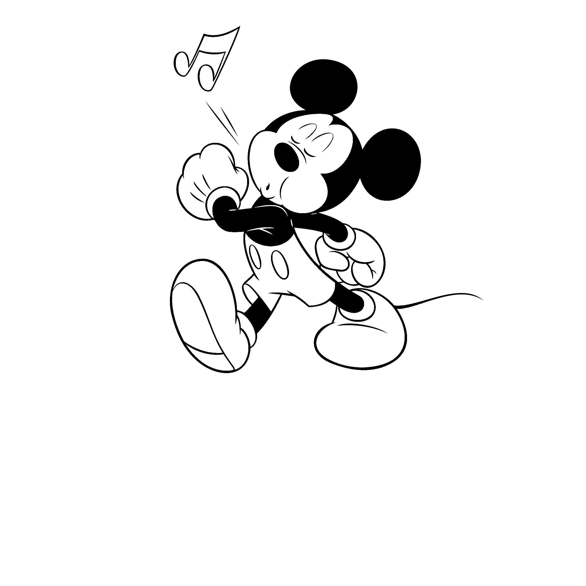 Mickey Mouse Logo Transparent PNG