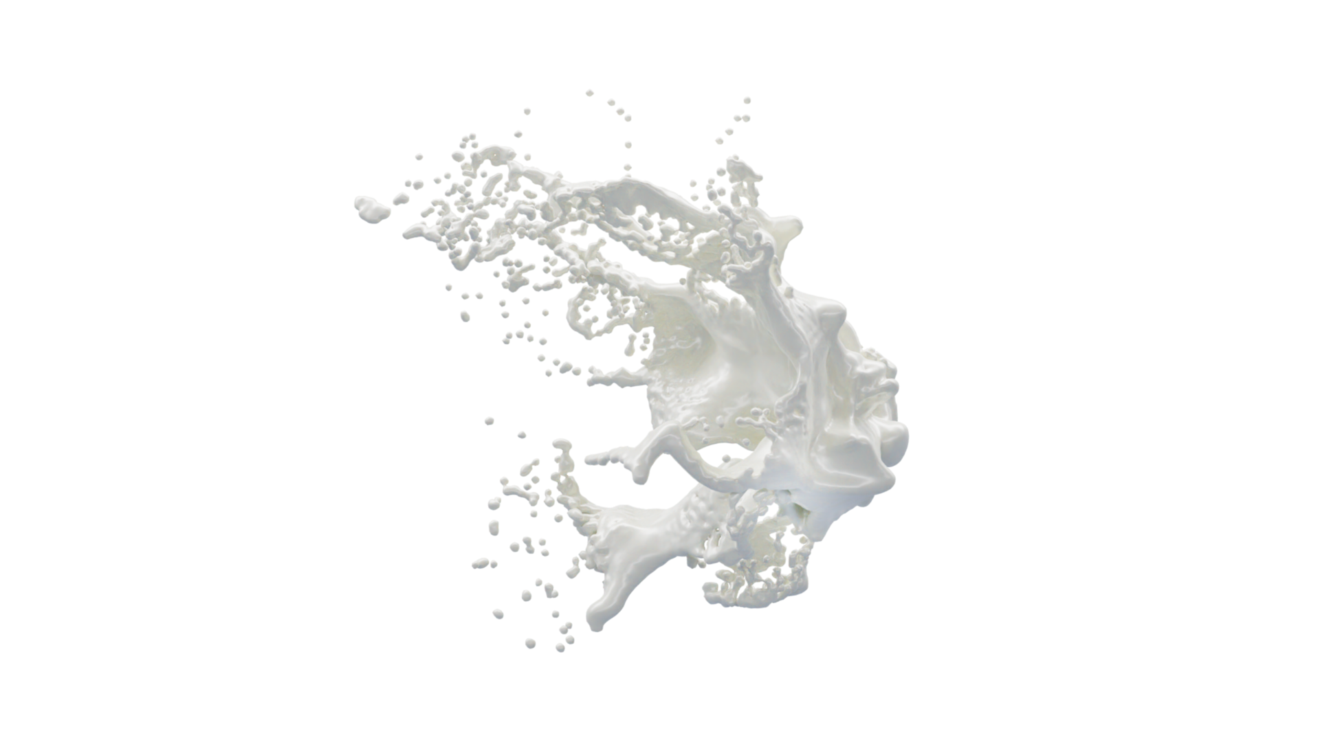 Milk Splash PNG Isolated File