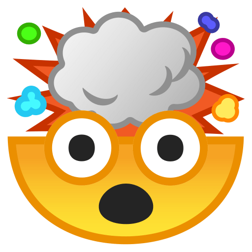 Mind Blown Emoji PNG