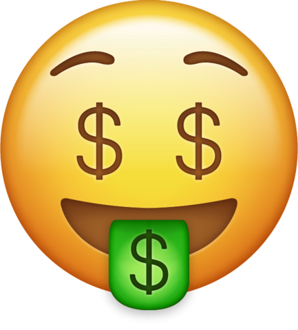 Money Emoji PNG HD Isolated