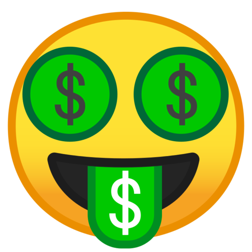 Money Emoji PNG Isolated HD