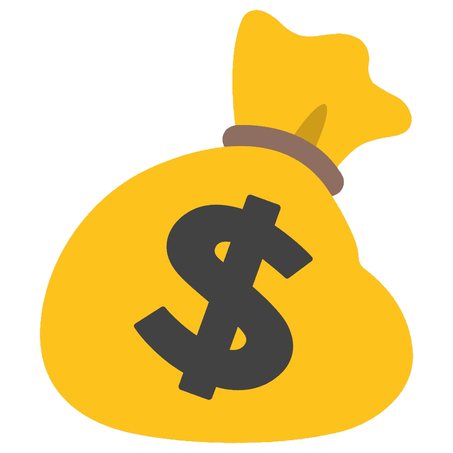 Money Emoji PNG Isolated Pic
