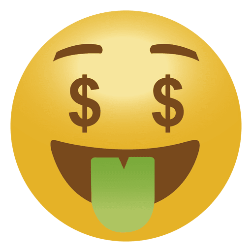 Money Face Emoji PNG