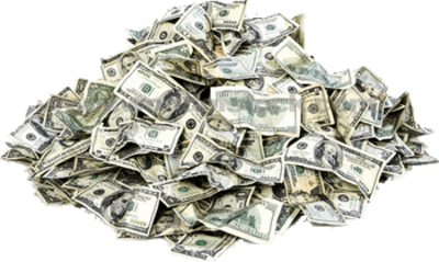 Money Pile PNG Image