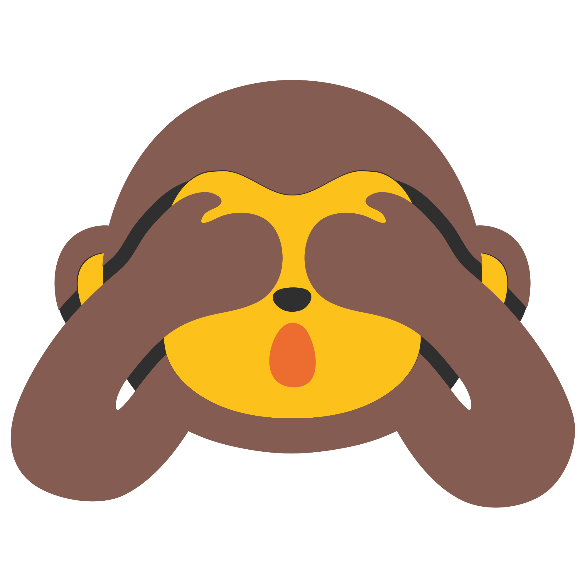 Monkey Emoji PNG Photo