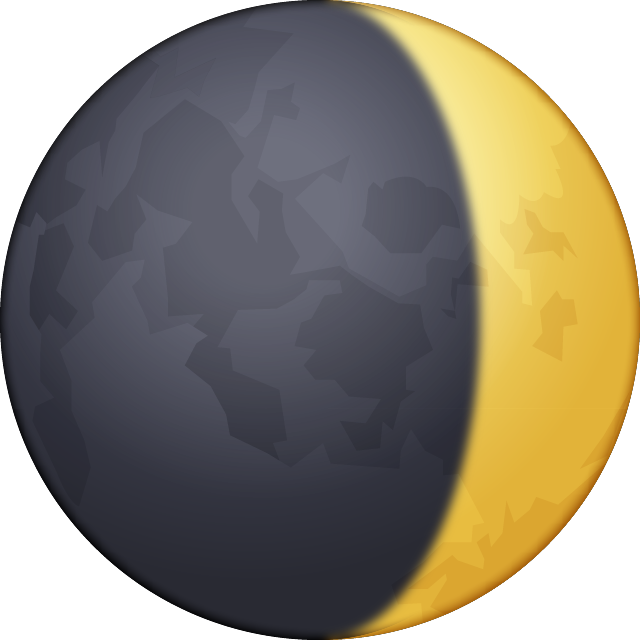 Moon Emoji PNG File