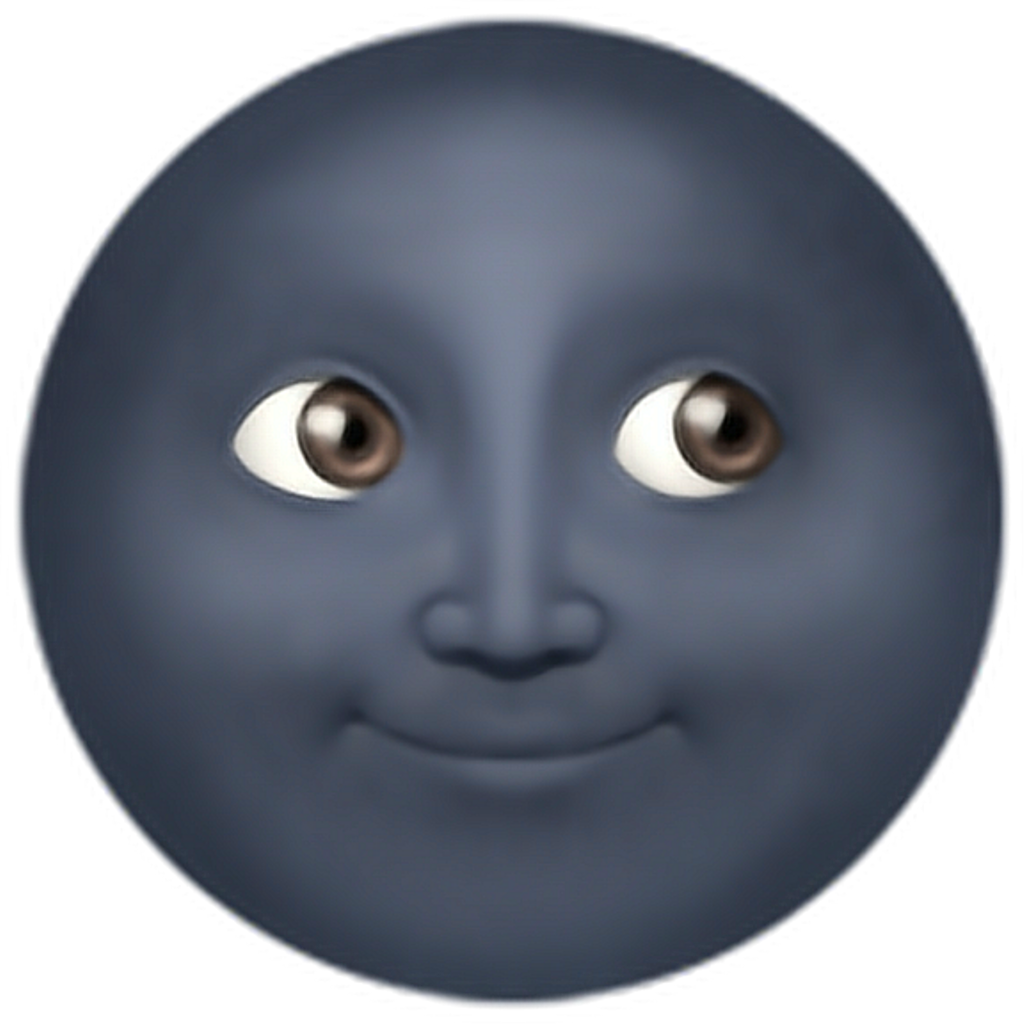 Moon Emoji PNG Pic
