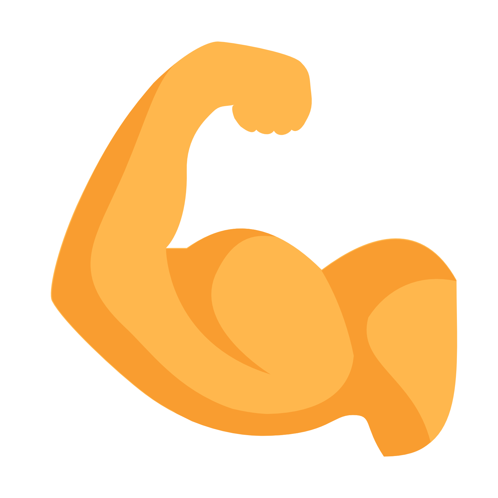 Muscle Emoji PNG Image