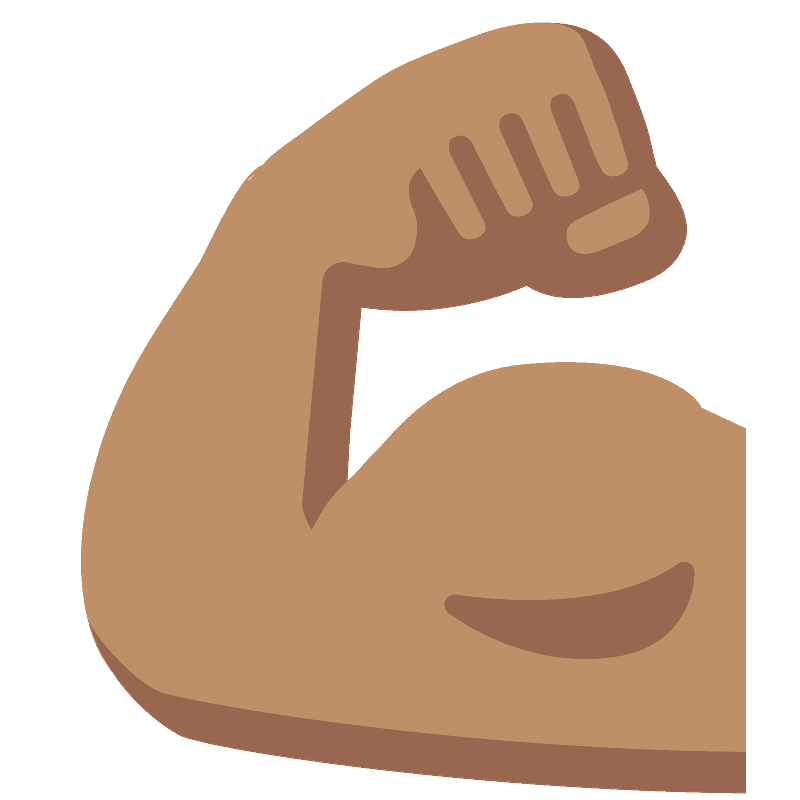 Muscle Emoji PNG Photo