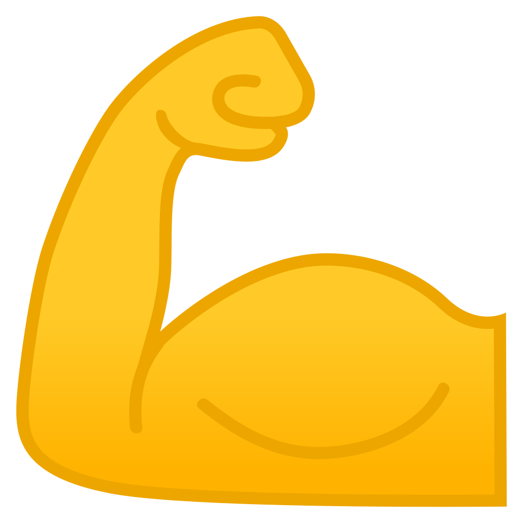 Muscle Emoji PNG Pic