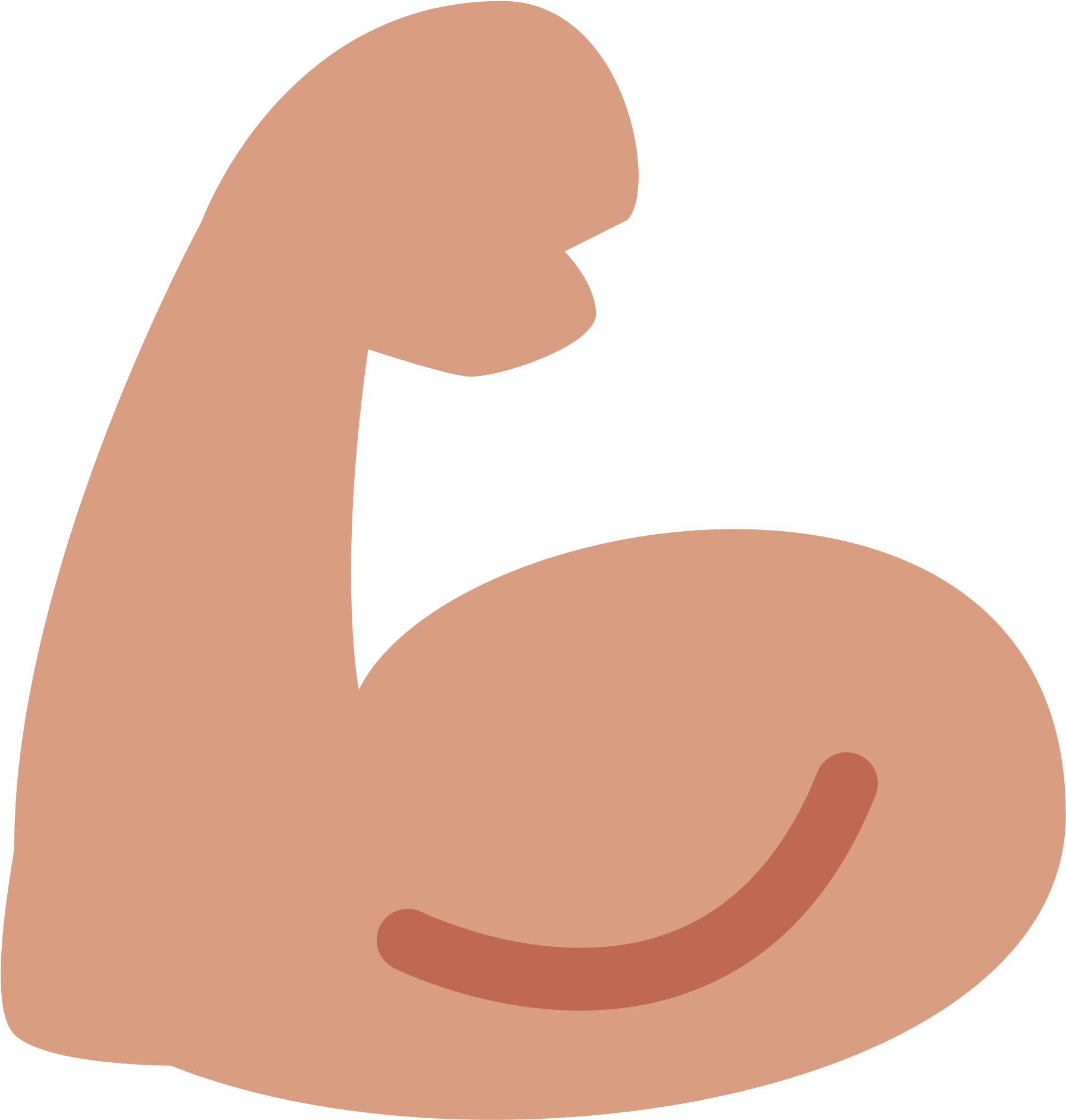Muscle Emoji PNG Picture