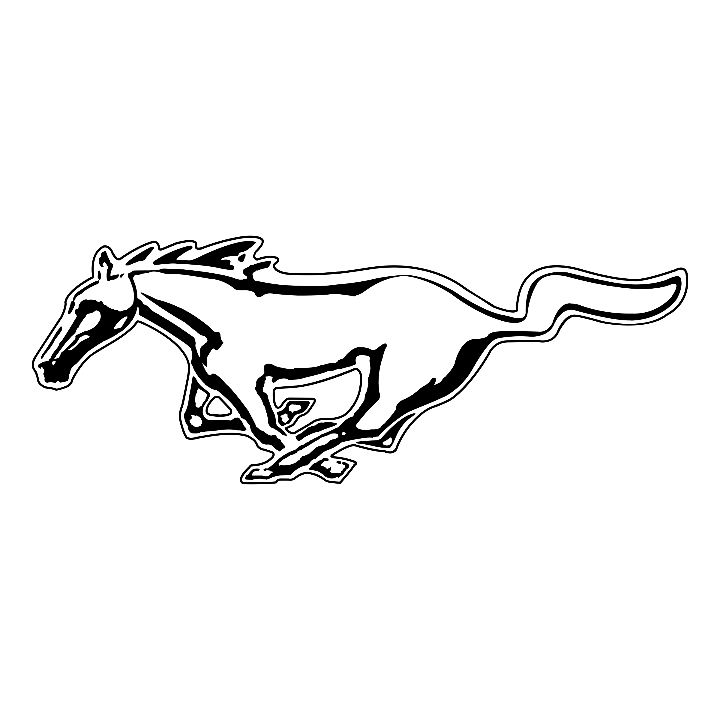 Mustang Logo PNG Clipart