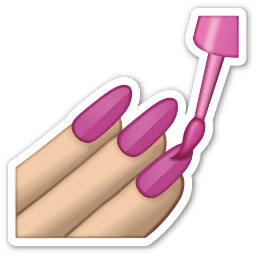 Nails Emoji PNG