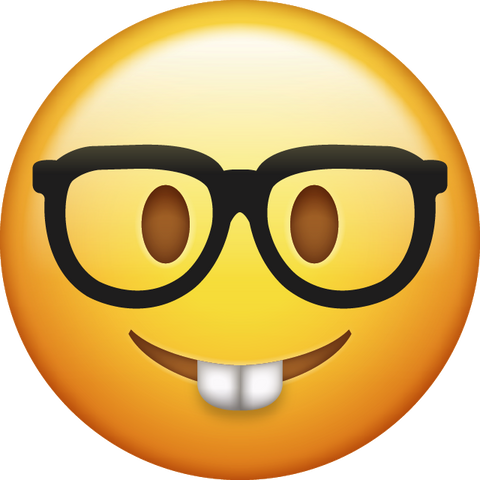 Nerd Emoji PNG Image
