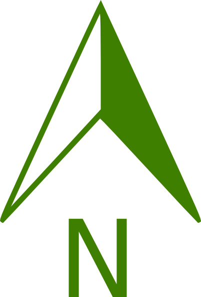 North Arrow PNG Isolated File