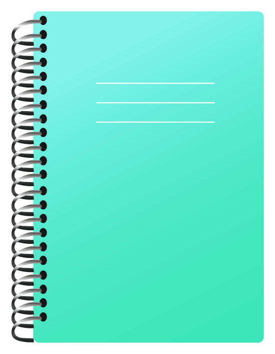 Note Book PNG Isolated Pic
