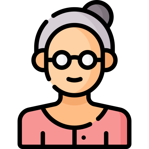 Old Lady PNG Isolated HD