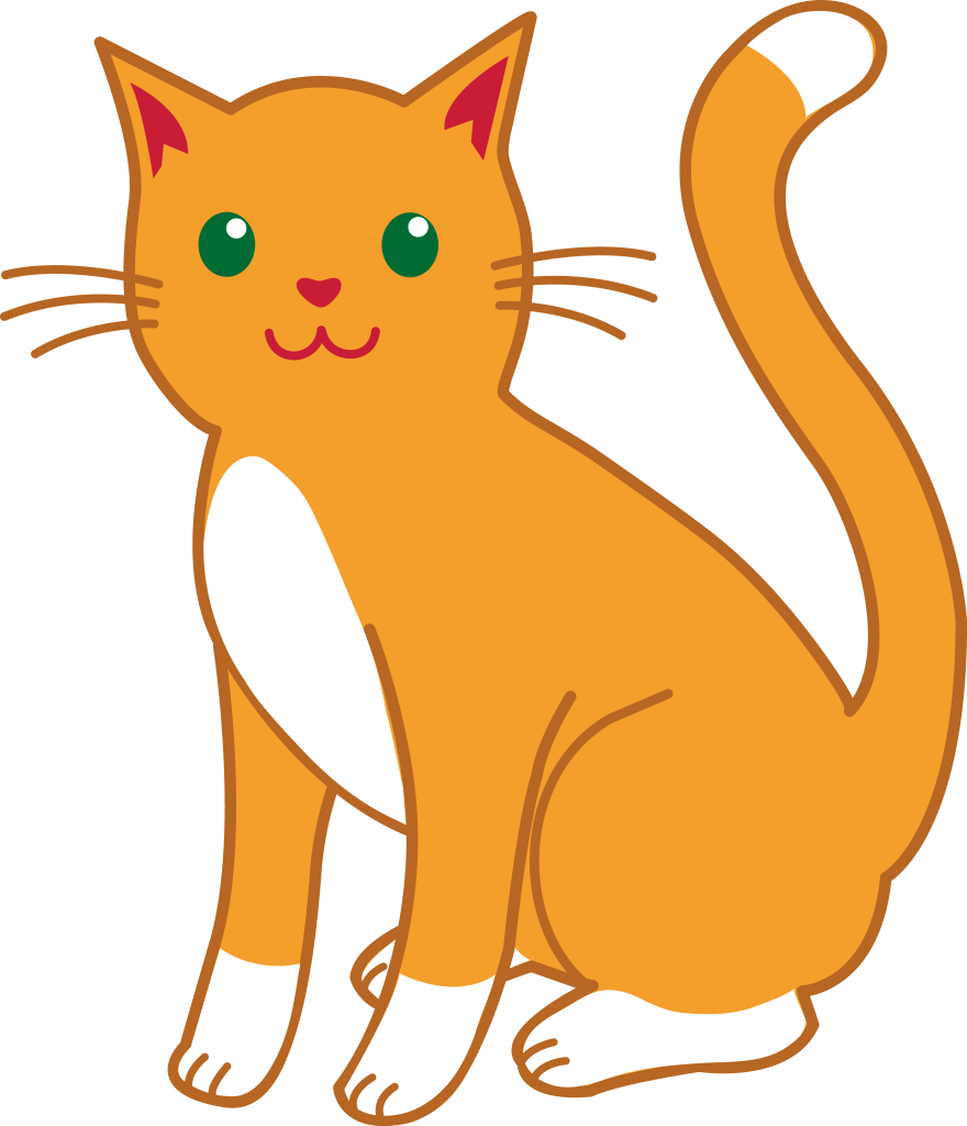 Orange Cat PNG Image
